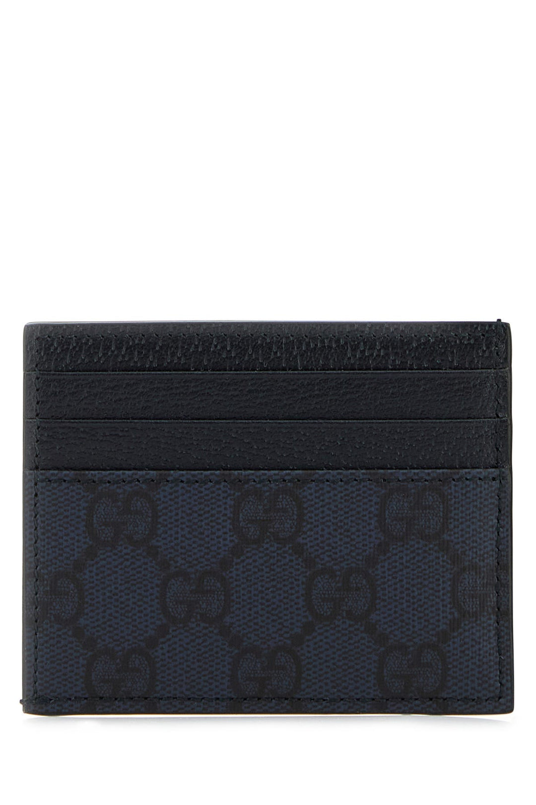 GG Supreme fabric and leather Ophidia card holder