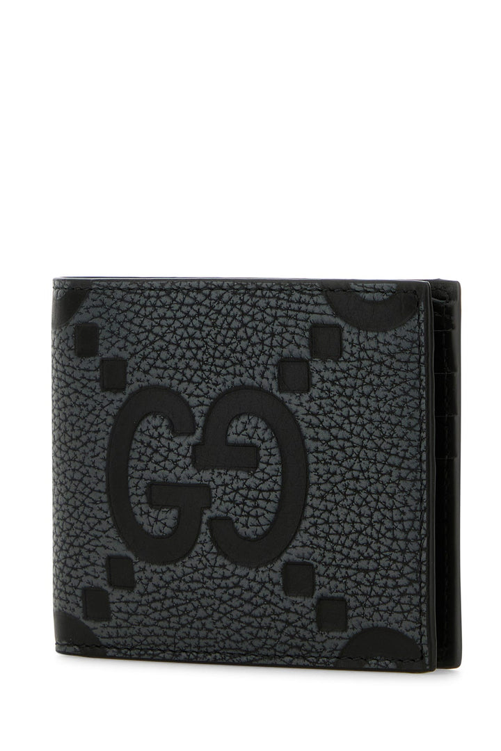 Dark grey Jumbo GG leather wallet