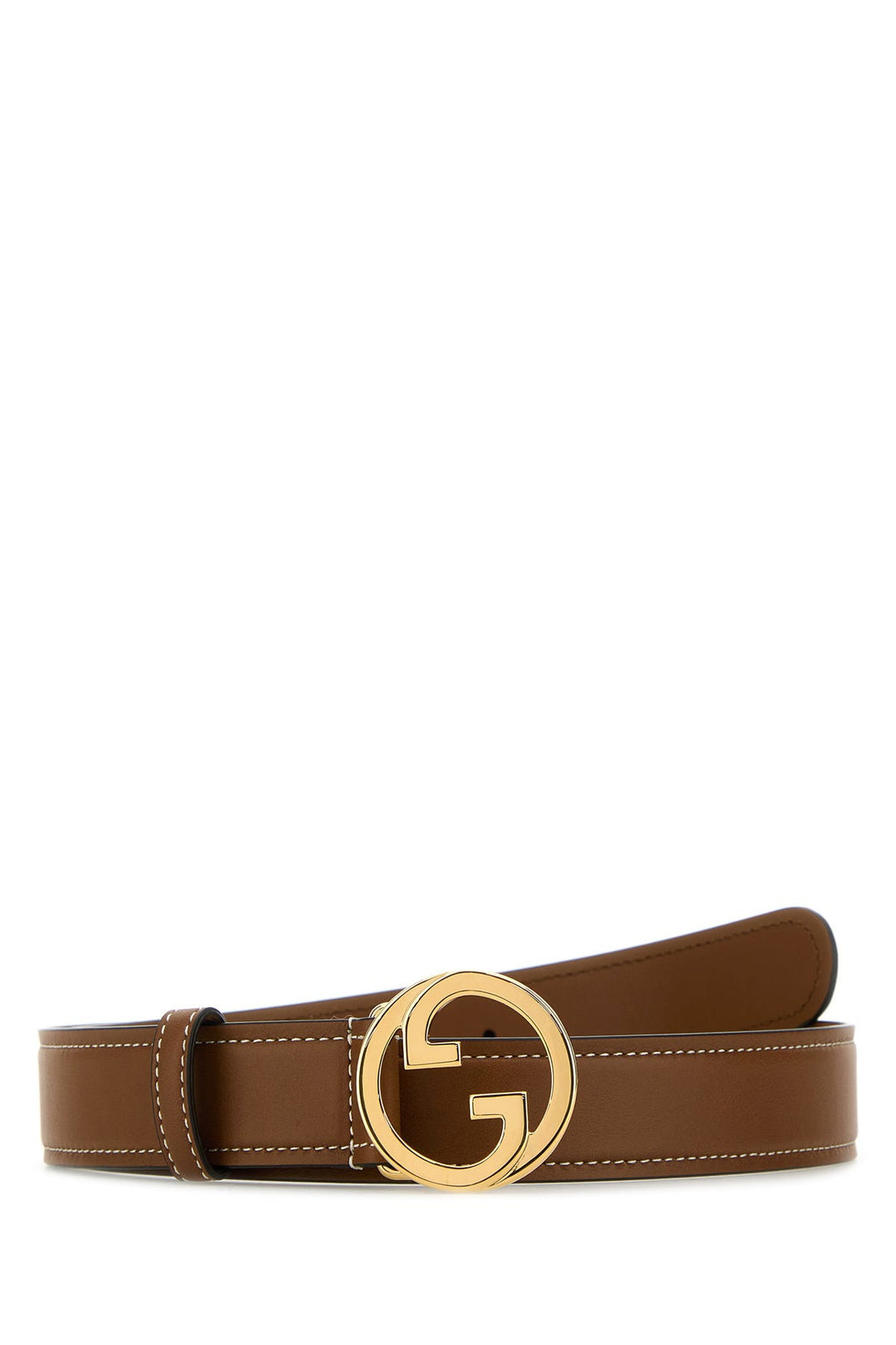 Caramel leather Gucci Blondie belt