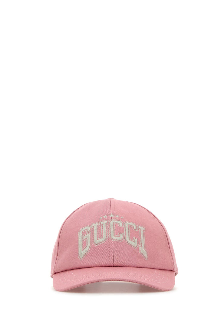 Pink cotton baseball cap