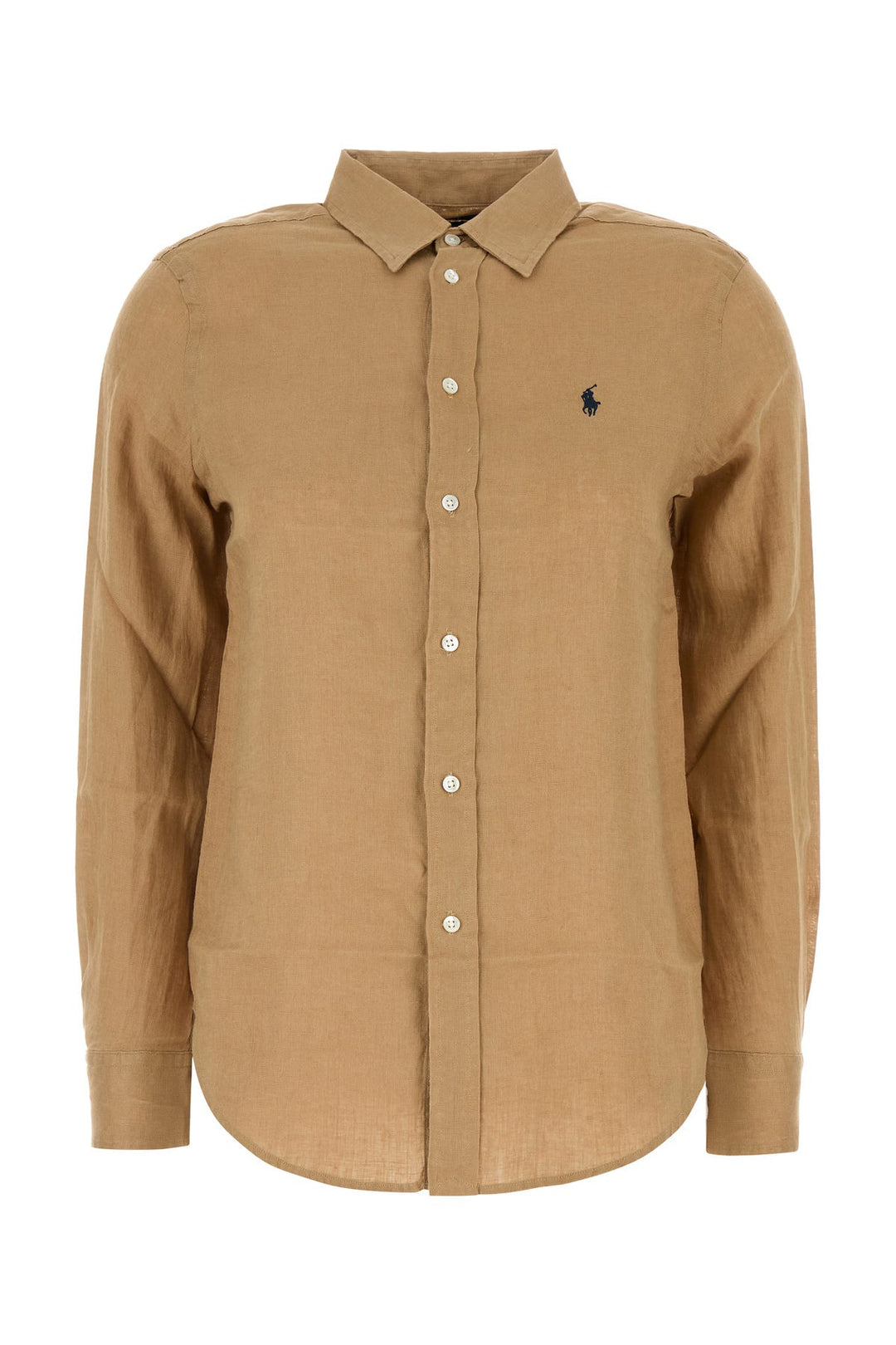 Camel linen shirt