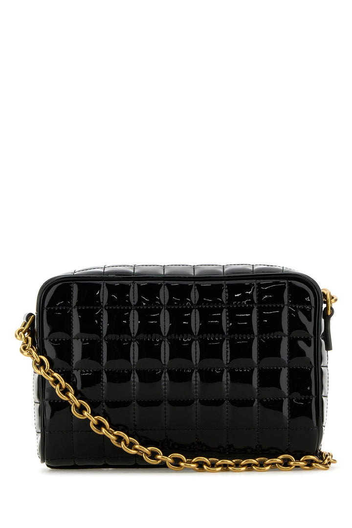 Black synthetic leather Cassandre crossbody bag