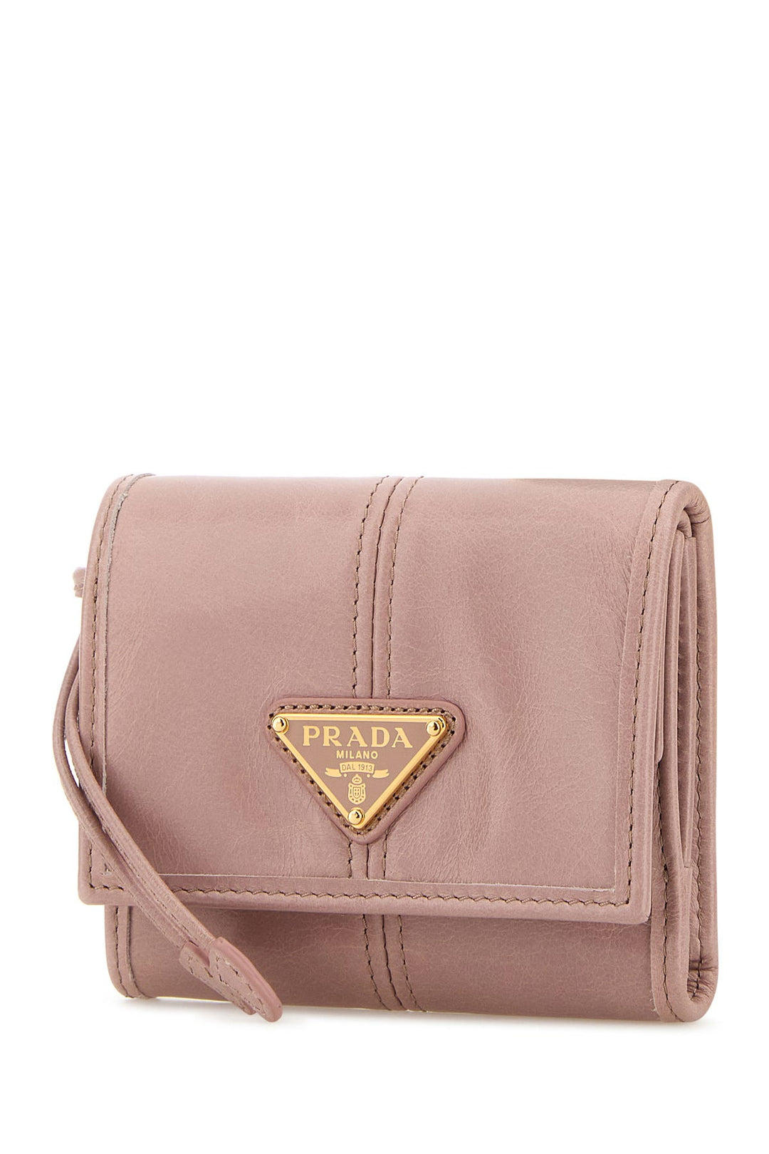 Pink leather wallet