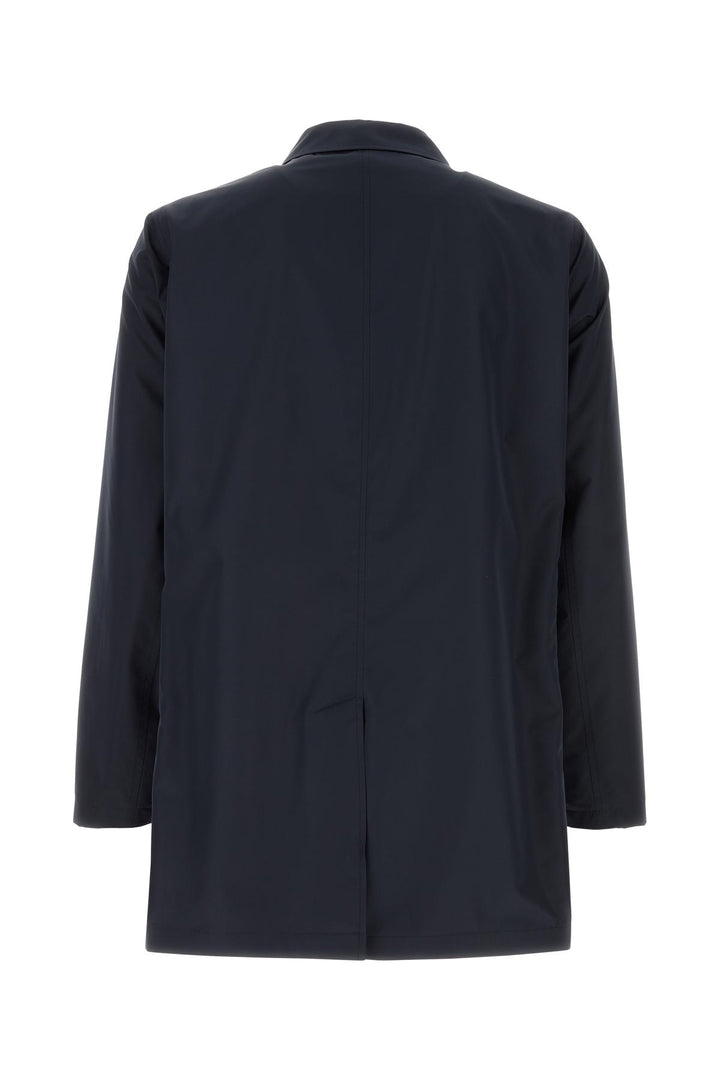 Navy blue polyester jacket