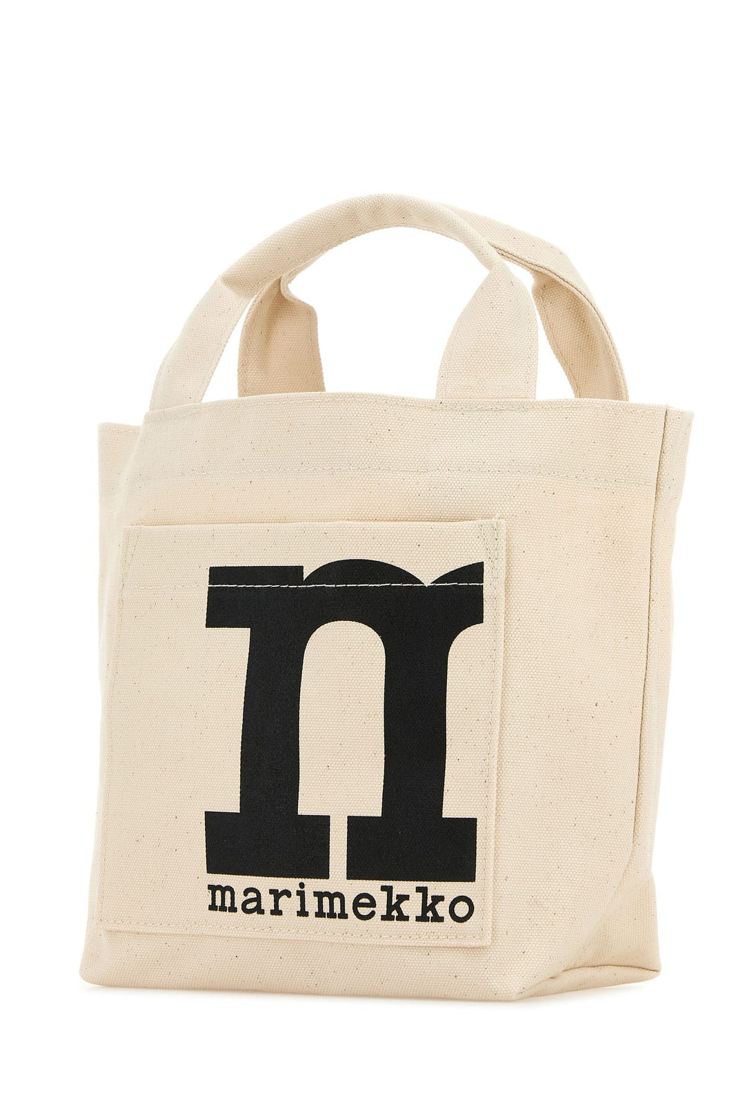 Melange sand canvas shopping bag