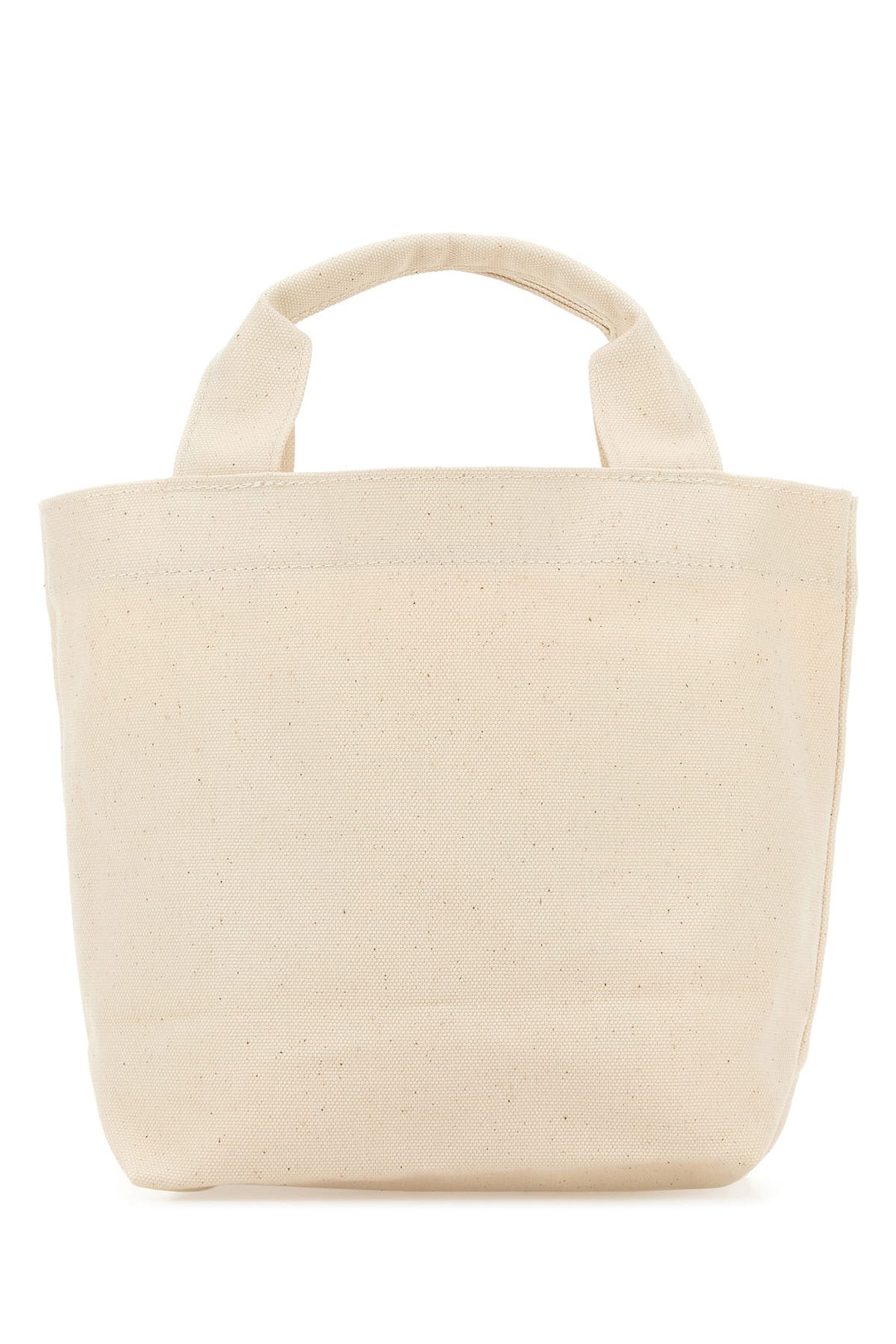 Melange sand canvas shopping bag