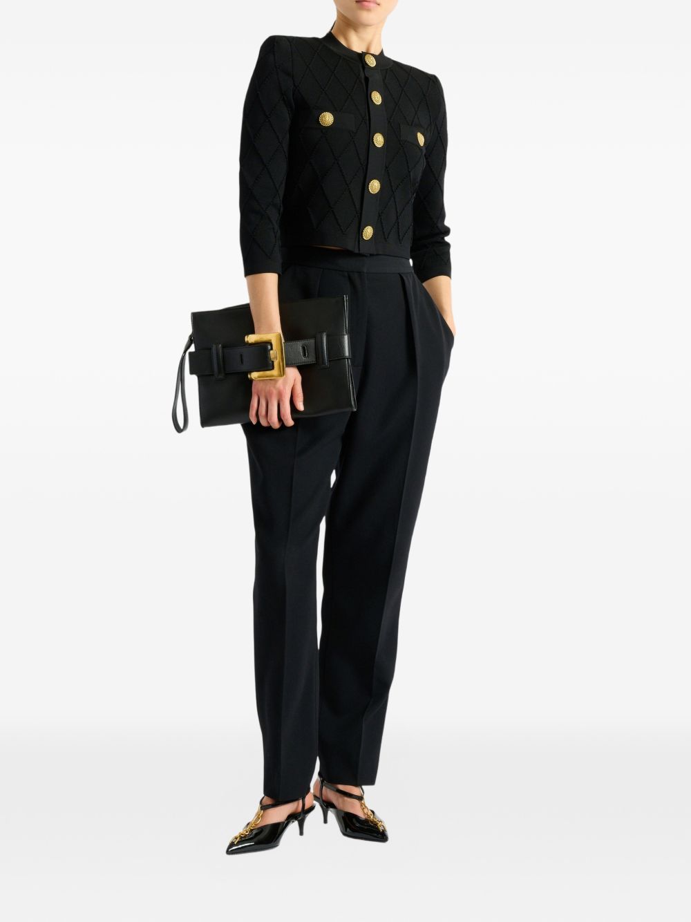 Balmain Sweaters - BLACK | c8f0aa02da6fd7e8239e5a6c221a9b80907344d8