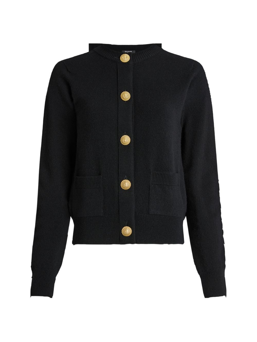 Balmain Sweaters - BLACK | f411e778ef03f373e08ab91da57653c9a155a984