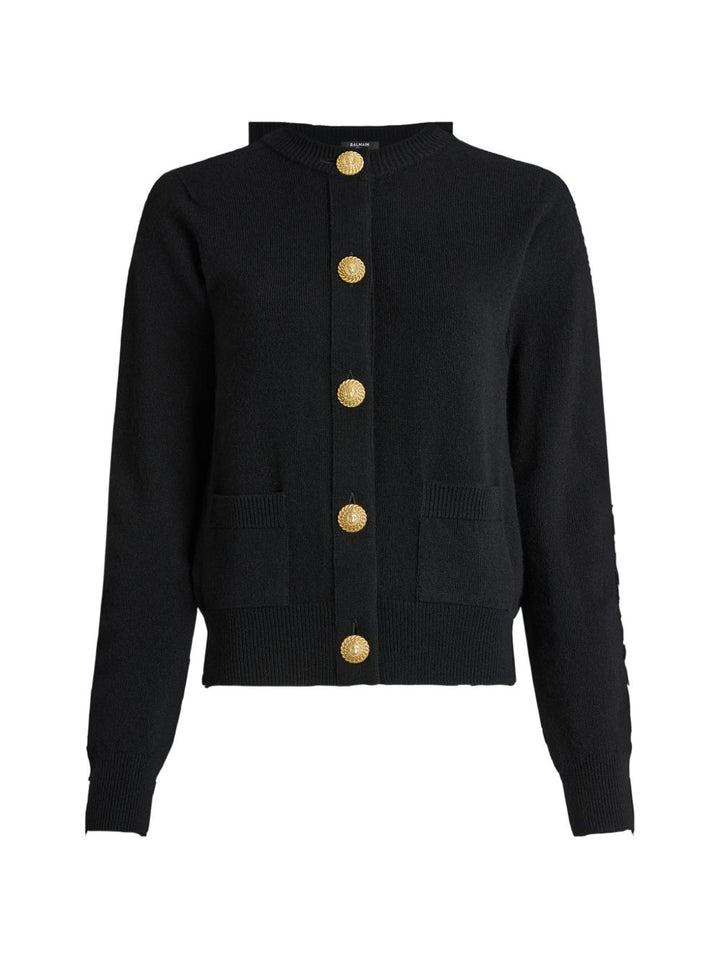 Balmain Sweaters - BLACK | f411e778ef03f373e08ab91da57653c9a155a984