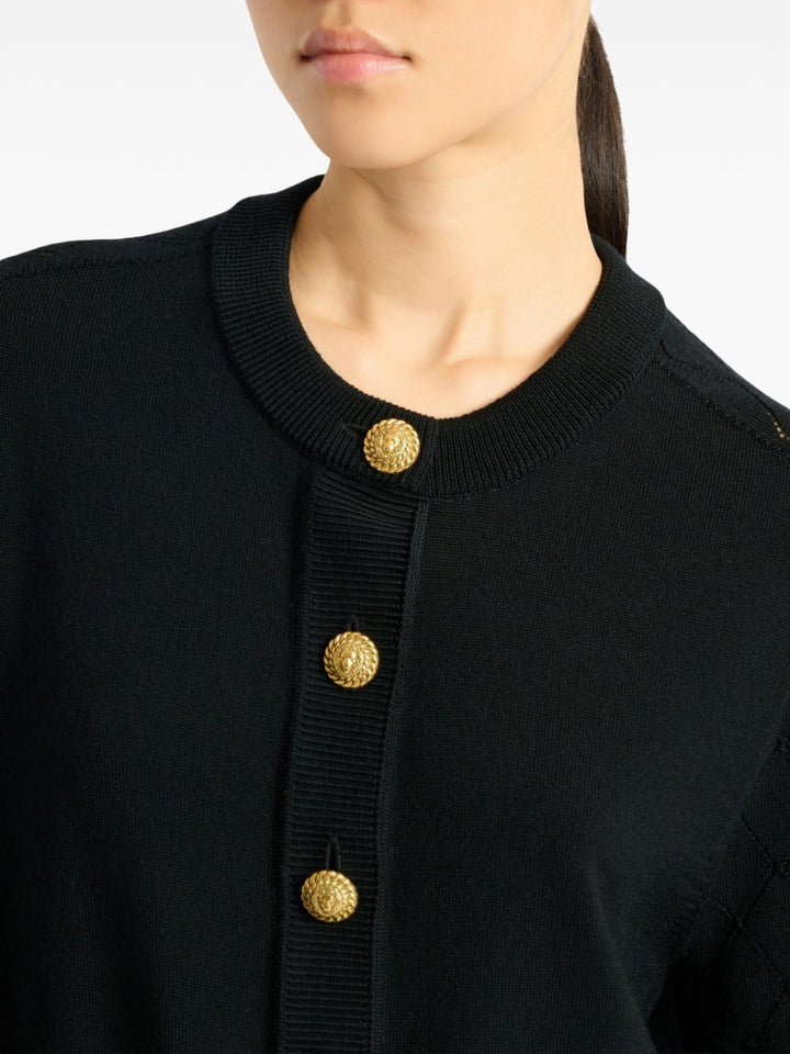 Balmain Sweaters - BLACK | 1b1006e328c3bb7251c1de932ab39248028b9748