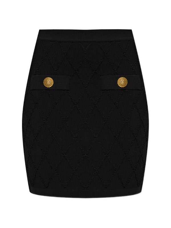 Quilted Mini Skirt