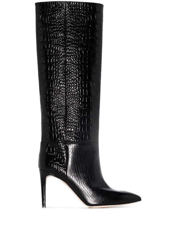 Stiletto Leather Boots