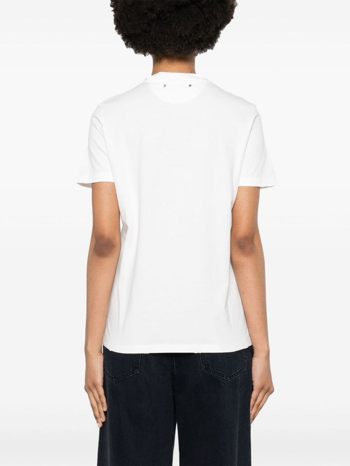 Golden Goose T-shirts and Polos - WHITE | c5b1466f66260a740dc30750e7210c3f2e5f7a24