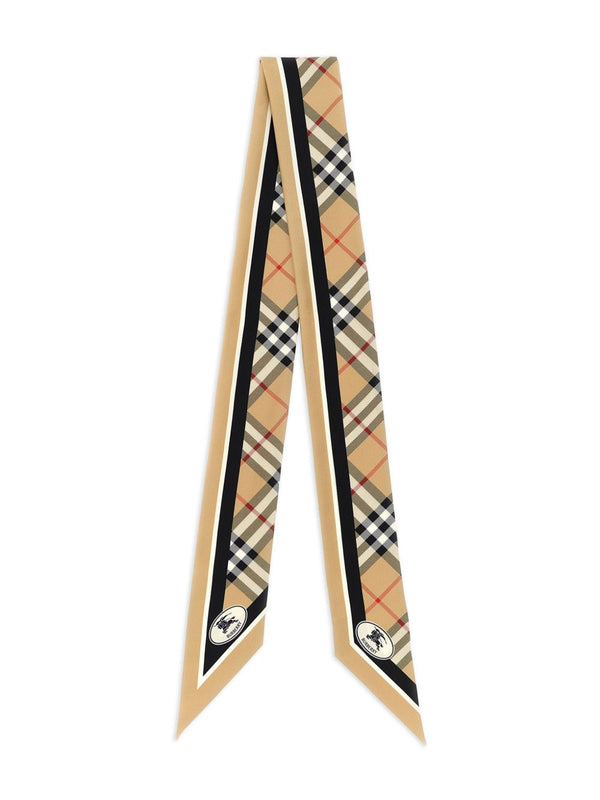 Check Wool Foulard