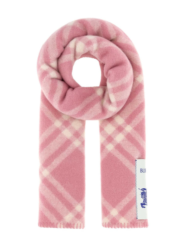 Check Wool Scarf