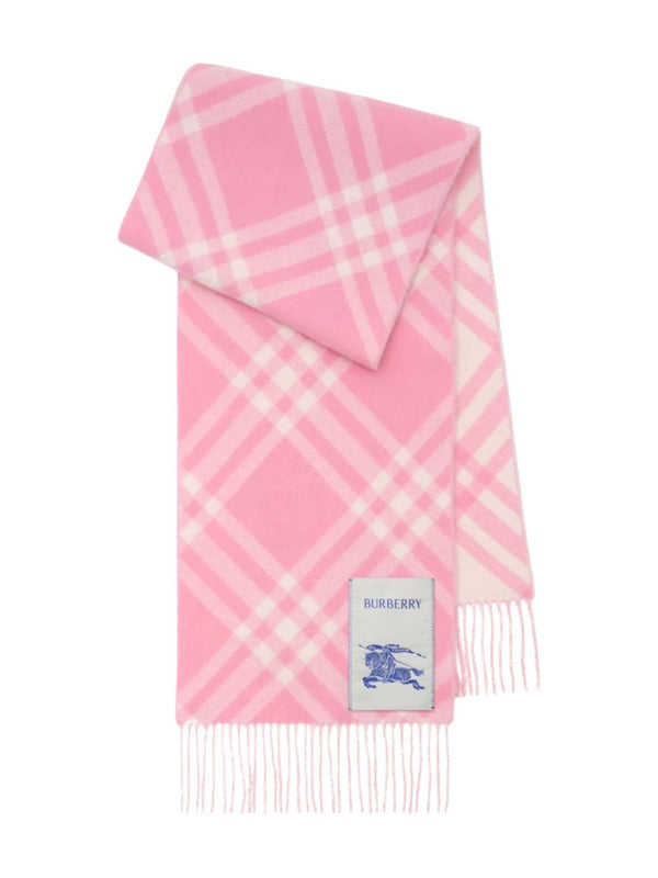 Check Cashmere Scarf