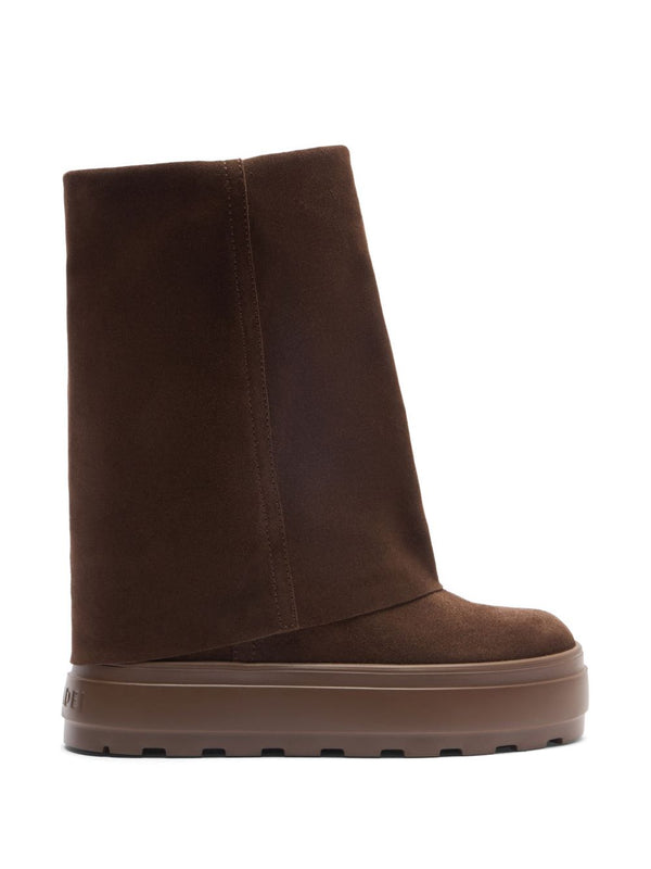 Double-Face Leather Boots