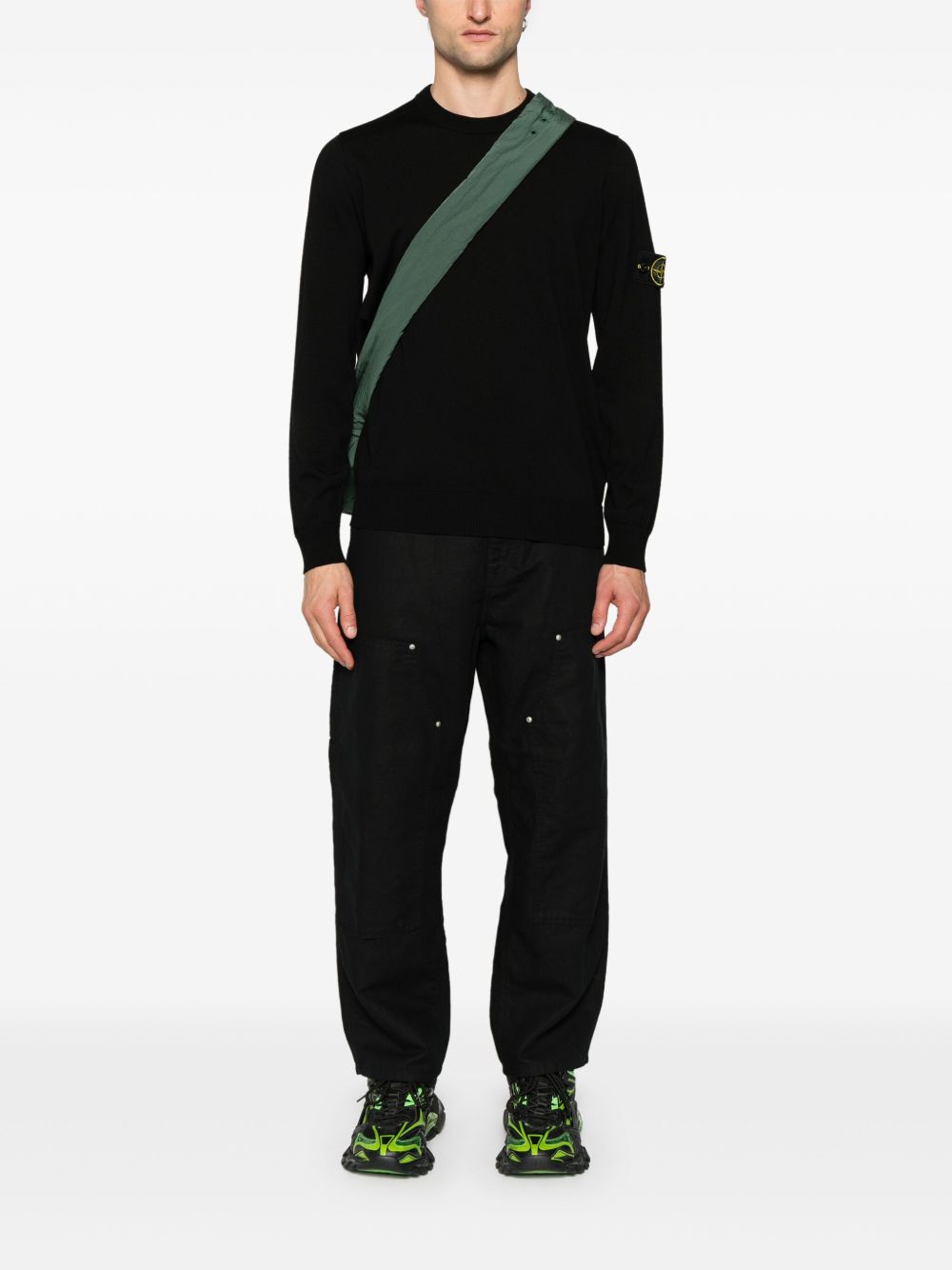 Stone Island Sweaters - BLACK | c4a4ccb09fe6b22373021bbf913c0236c93a8c28
