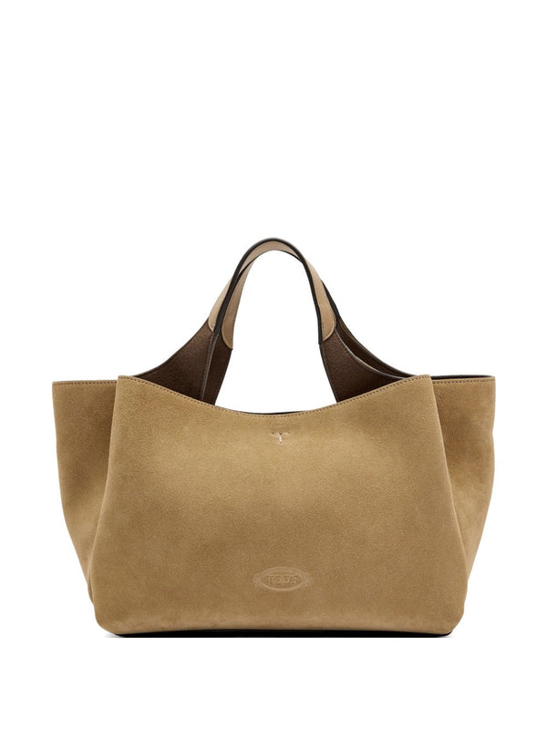 T Timeless Mini Leather Tote Bag
