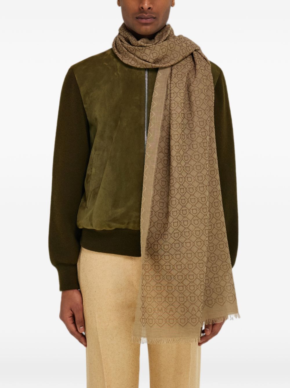 Ferragamo Scarfs - BEIGE | 4b0ff2670d519d984ff0847cf0aa0325cbdda687