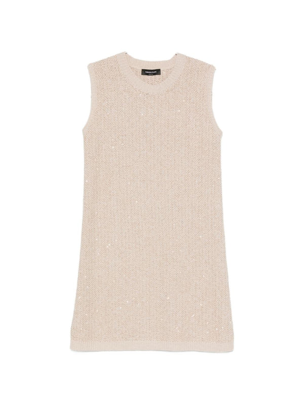 Wool Blend Short Dress