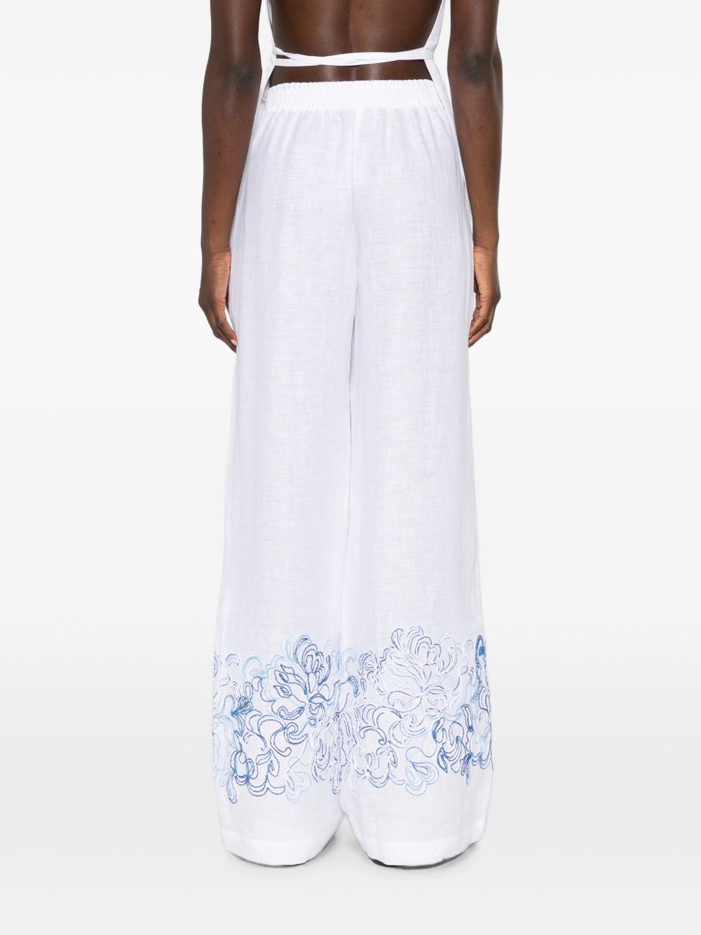 Ermanno Scervino Trousers - WHITE | fedece43adaba59079c6cc80cc02b929d356cf3f