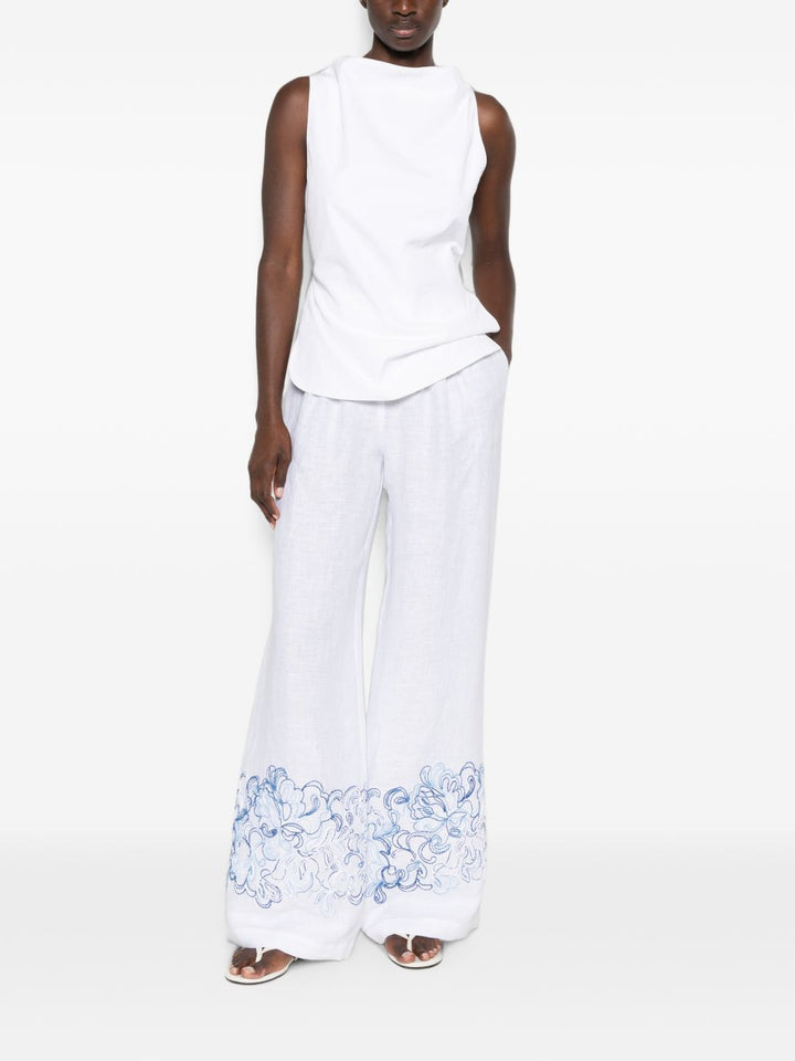 Ermanno Scervino Trousers - WHITE | fd097f4795fffdf8d97265adf9b114742a9cd9ed