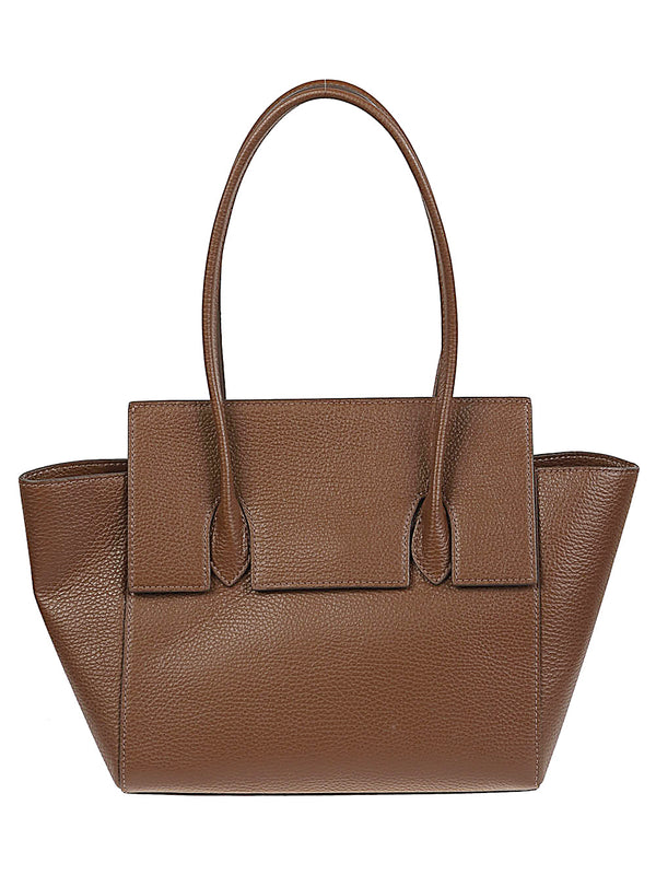 Felice Flap Leather Tote Bag