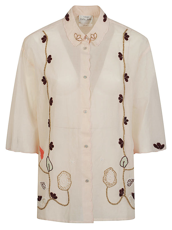 Embroidered Cotton Shirt