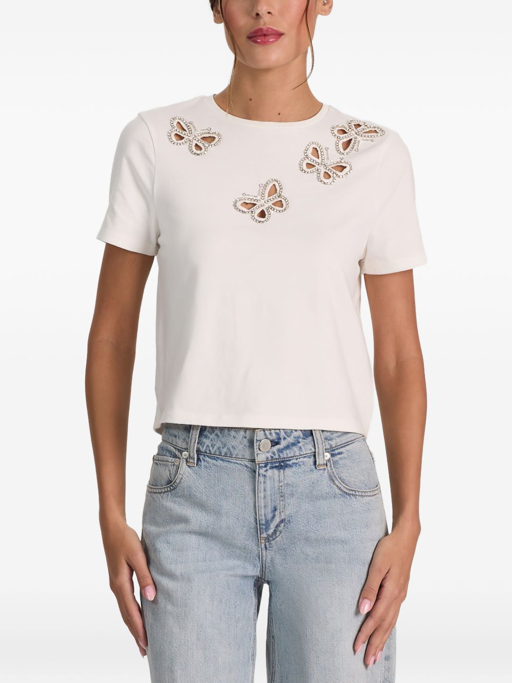 Alice + Olivia T-shirts and Polos - WHITE | 97d9adac85e32d89909cc1675bb2dbbcef6a7e42