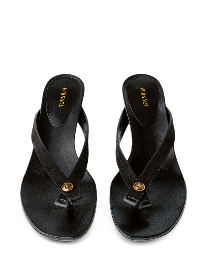 Versace Sandals - BLACK | 9d74562f85458438135ceda48ac718d29bed7f96