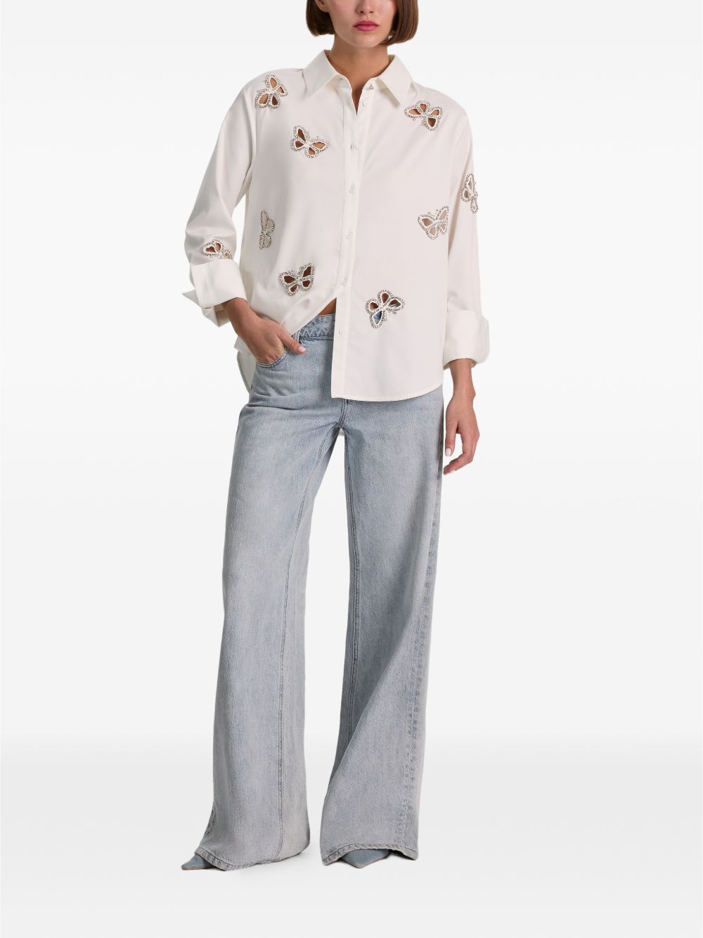 Alice + Olivia Shirts - WHITE | 8ce0474bd80a21b9f506d944cfce487bb0699072