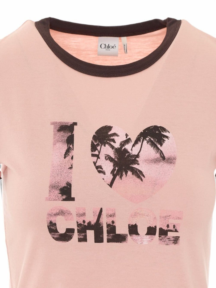 Chloè T-shirts and Polos - PINK | 1ddd7350460102cdcab0cb2c79f53ab06dabdab0