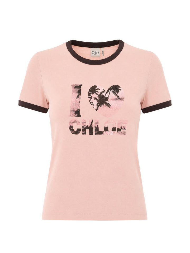 Chloè T-shirts and Polos - PINK | d65ea548a27877c555be83b81f1b47ee96b0b0ab