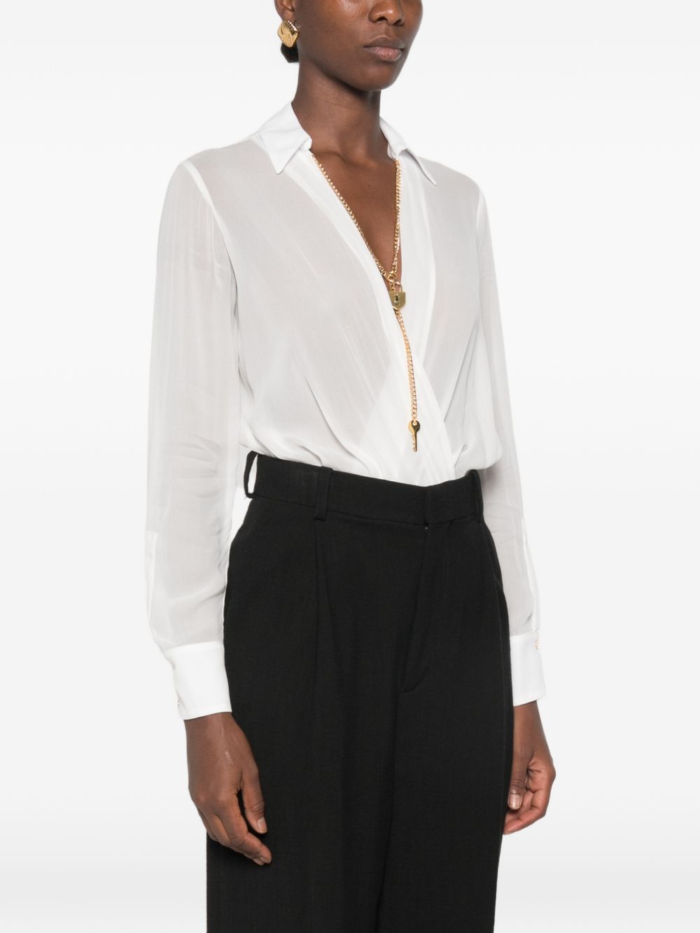 Elisabetta Franchi Shirts - WHITE | 2f3233d77ab4ebcd91381b2f7030a71286acb778