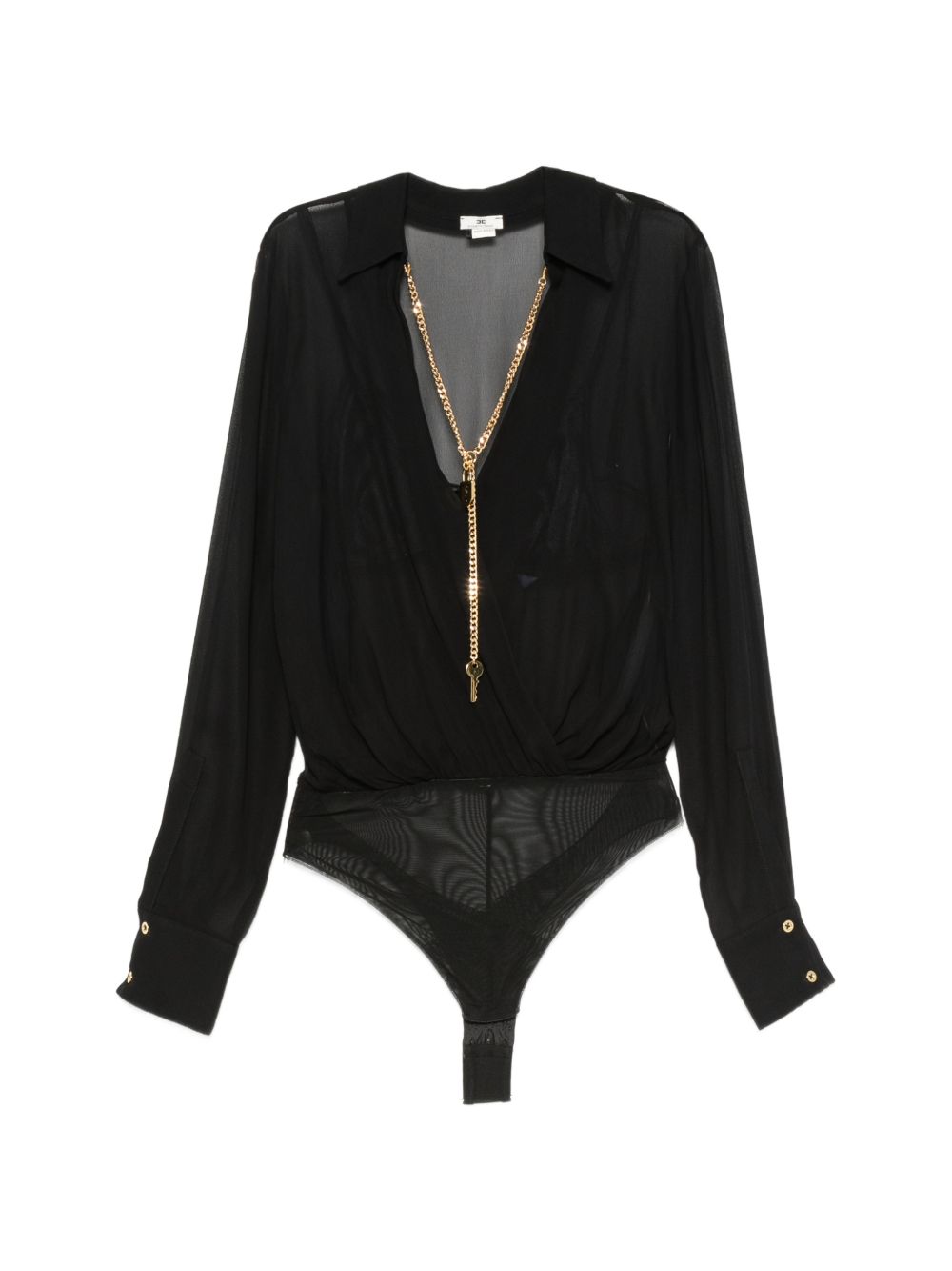 Elisabetta Franchi Shirts - BLACK | 5160a016db6aad48e570b44274ab7859f9663885