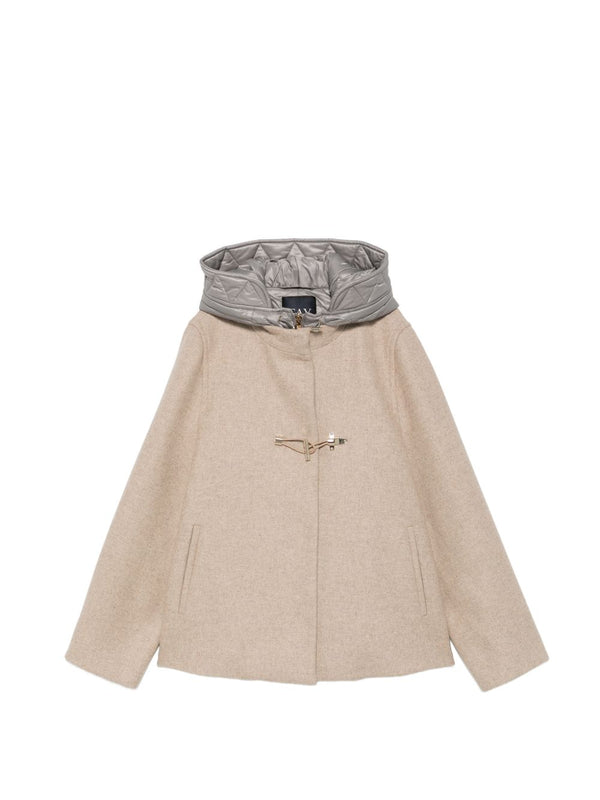 Wool Hooded Cape