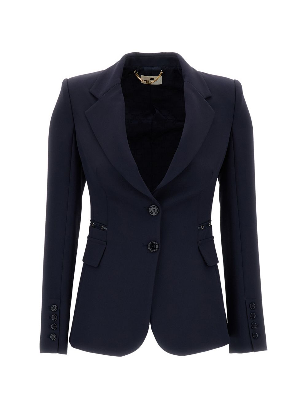 Elisabetta Franchi Jackets - BLUE | 49f49ef0b80a9c3f8d4944a17256bfa479197f24