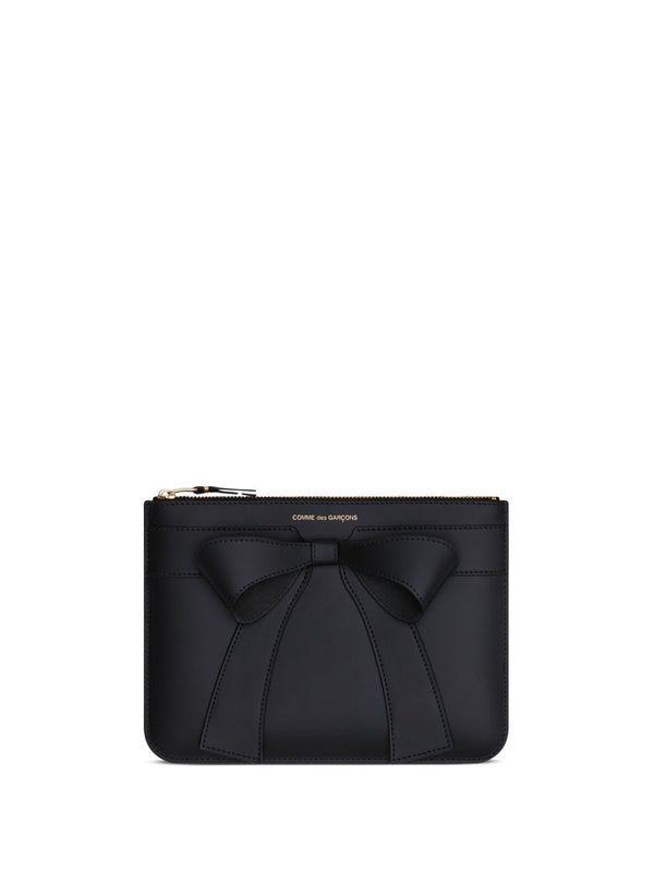 Big Bow Leather Card Case