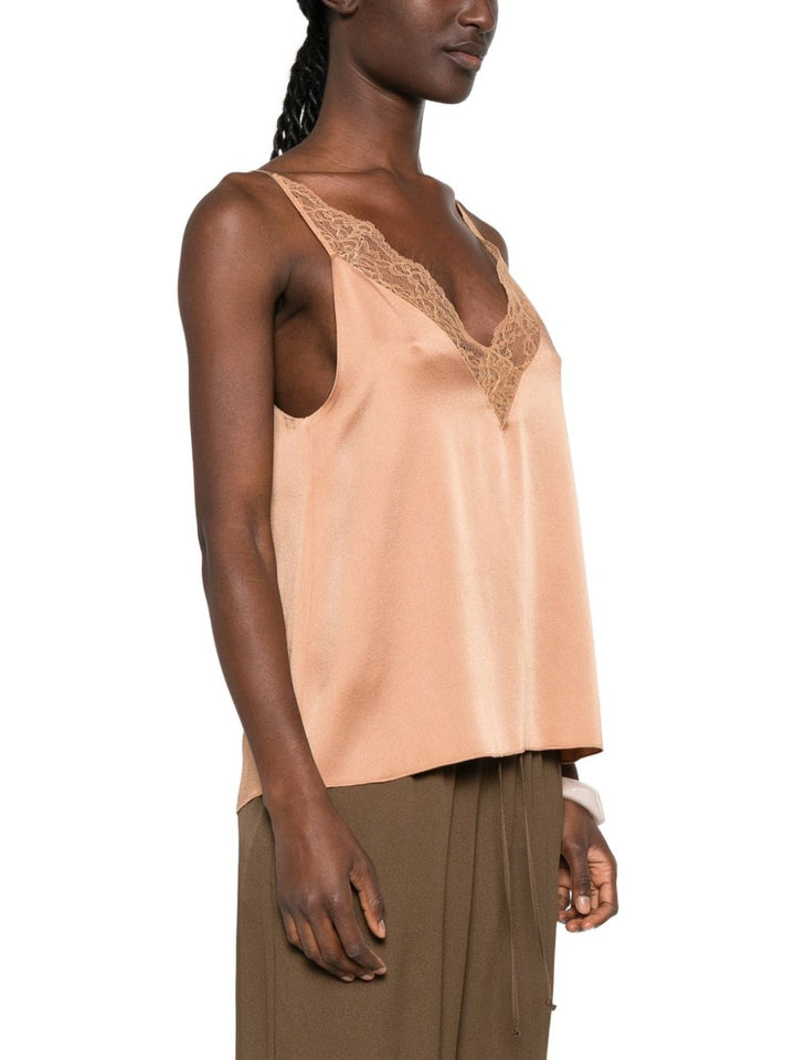 Forte Forte Top - BROWN | 4711e0c5dbc0778dd18aab4f41843e4fd7a0d624