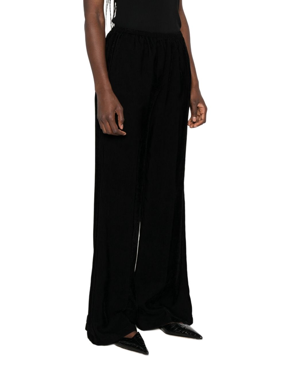 Forte Forte Trousers - BLACK | 63ed8207b657b7e69e2e5948e04dd45fdb9ea911