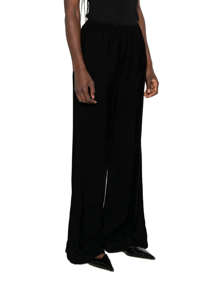 Forte Forte Trousers - BLACK | 63ed8207b657b7e69e2e5948e04dd45fdb9ea911