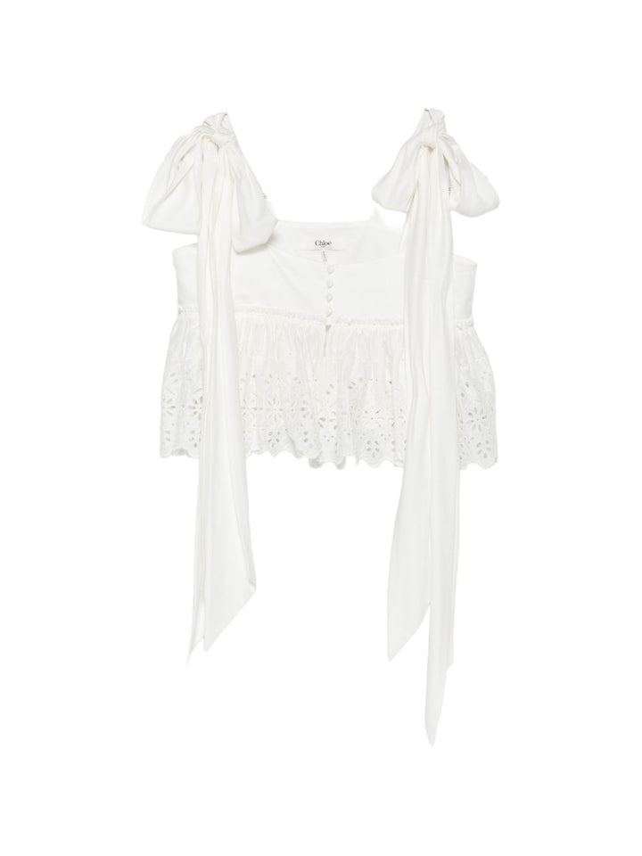 Chloè Top - WHITE | 456c3913cfd92b1817e1ff4c049ea618f89dc40b