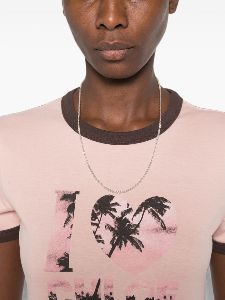 Chloè T-shirts and Polos - PINK | b50bef413bf3af195eb2a0bb3e4e80ff2fcf8f96