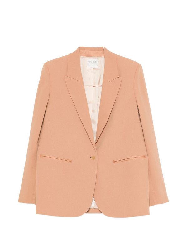 Single-Breasted Blazer Jacket