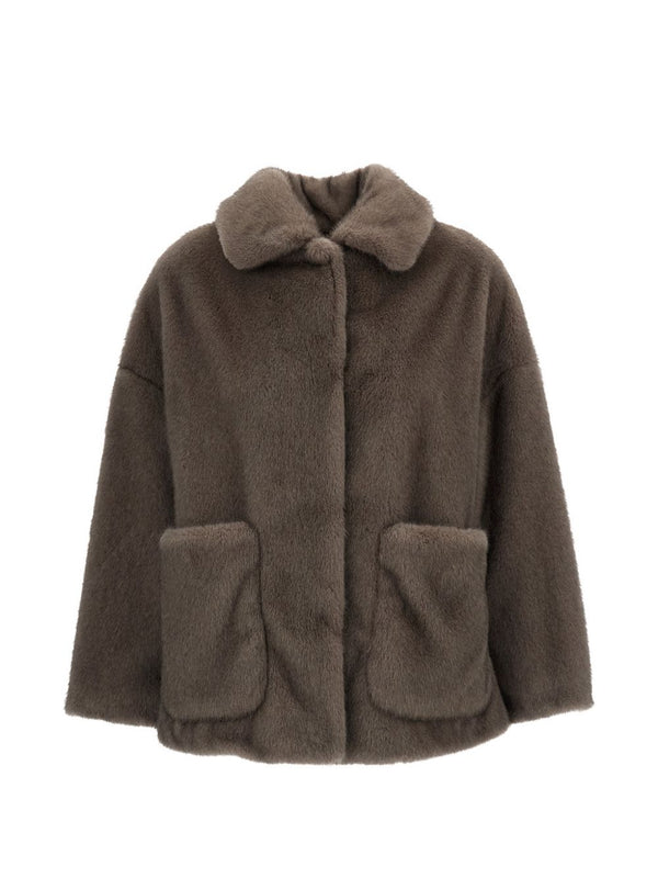Faux Fur Bomber Jacket