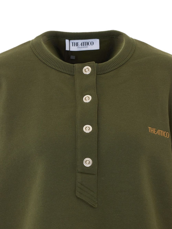 The Attico T-shirts and Polos - GREEN | 416088047b24b392d39ceb17ac59512542654cf1