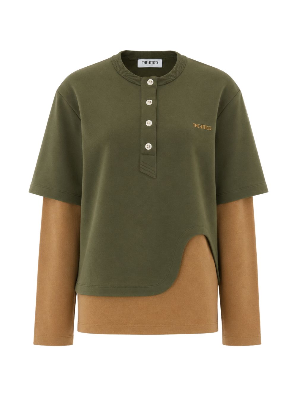 The Attico T-shirts and Polos - GREEN | 496acc6a653342745fcd0e20aefa58fce632ed30