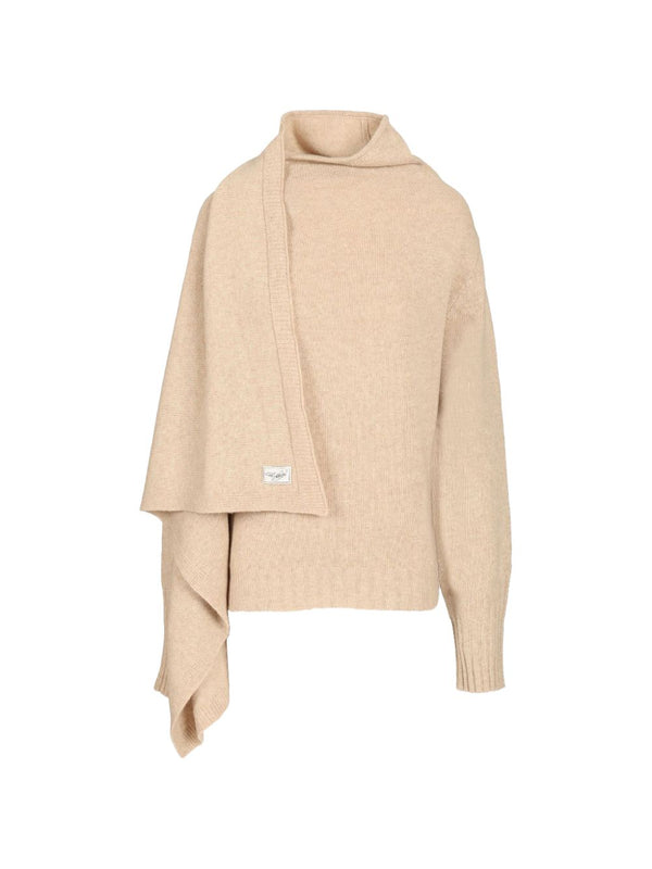 Wool Scarf Sweater
