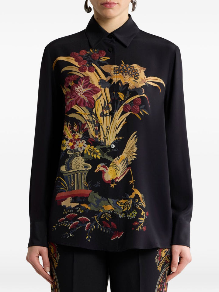 Etro Shirts - BLACK | 4511980695b7b81f52fad49a30dc27f347d9b70c